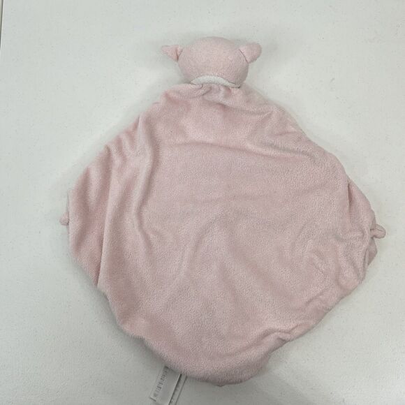 Angel Dear Pink White SHEEP Lamb Soft Plush Security Blanket Lovey Knot Knotted - Picture 4 of 9